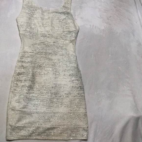 Dress: white with sparkles - Picture 1 of 1